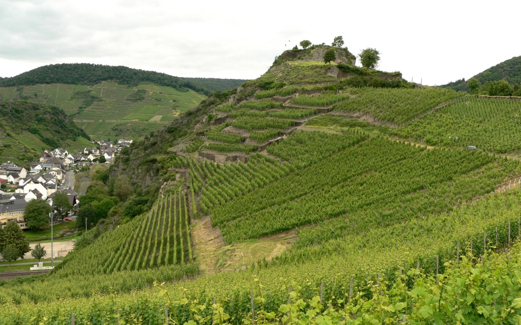 de berg van de ruine