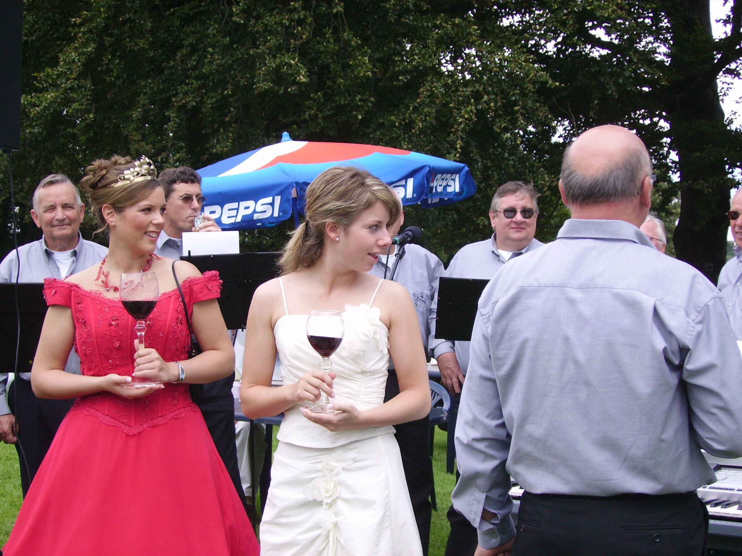 Wijnkoningin Maria Baltus en prnses